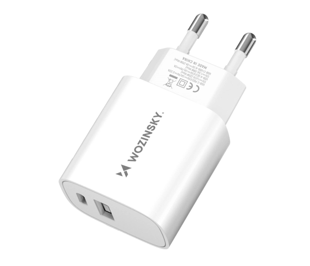 Wozinsky Ładowarka sieciowa USB-A USB-C 20W biała WGWCW - 1487881 - zdjęcie 3
